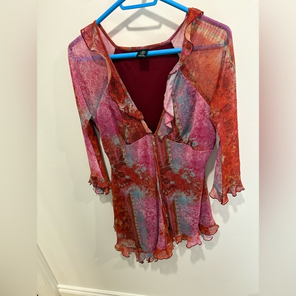 NWOT- URBAN OUTFITTERS- Marina Paisley Asymmetrical
Romper- XL - Picture 3 of 15